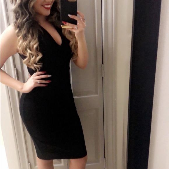 Black Midi Dress - Picture 1 of 1